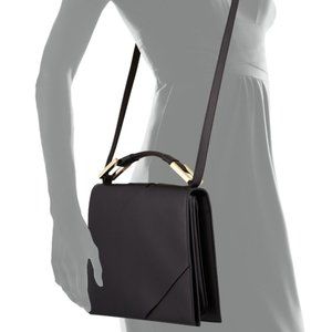 Jason Wu Charlotte Origami Leather Handbag, Black